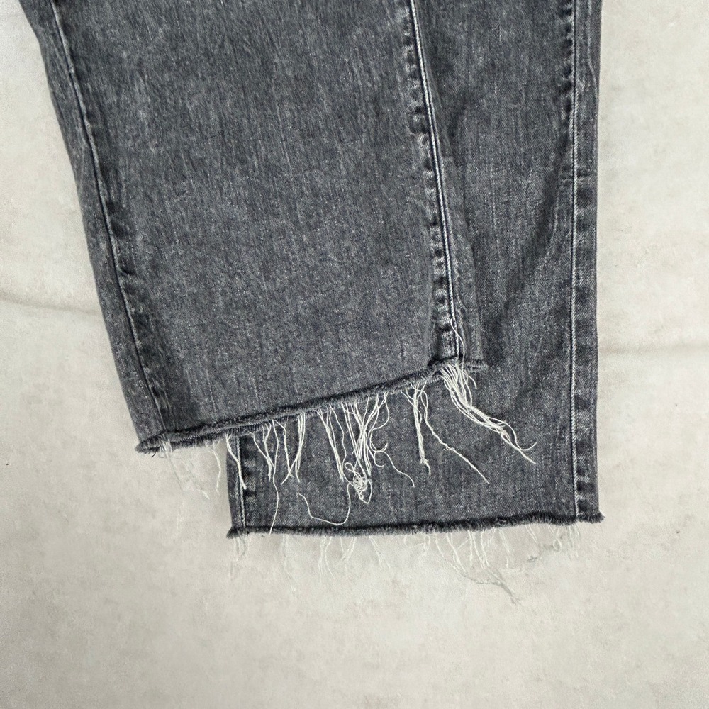 Hidden Los Angeles Jeans Womens 25‎ Washed Black Wide Leg Raw Hem Soft Cotton - Picture 8 of 16